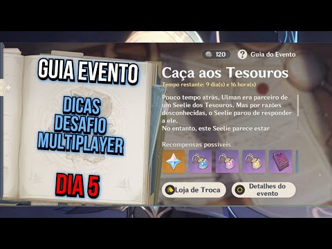 Guia Caça aos Tesouro : Dia 5 - Genshin Impact