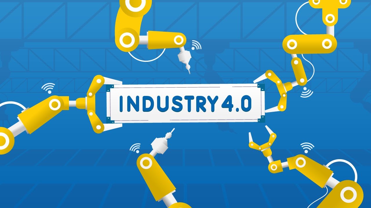 What is Industry 4.0 and how does it work? Industry 4.0 PowerPoint Template Designs - SlideSalad
