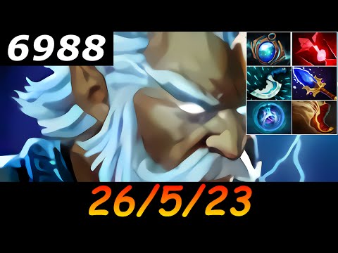 Dota 2 Zeus 6988 MMR 26/5/23 (Kills/Deaths/Assists) Ranked Full Gameplay