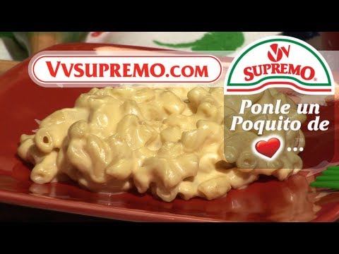 Macarrones con Queso y Crema Como Hacer (Español)