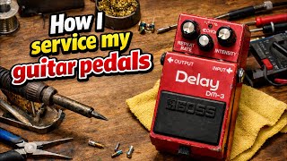 How I service my guitar pedals!