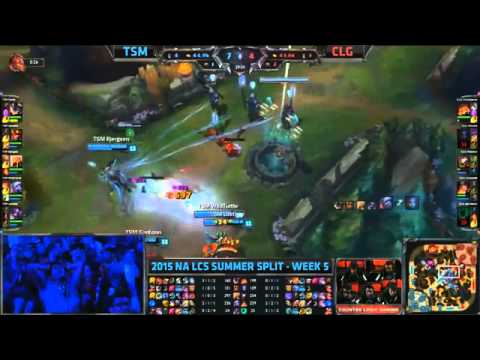 TSM vs CLG - Game 2 Highlights - Week 5 NA LCS SUMMER 2015