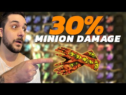 Craft these gloves for ANY MINION BUILD in the game