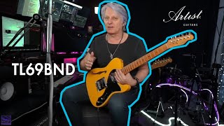 Video thumbnail for Artist TL69BND Thinline Electric Guitar Butterscotch Blonde - Review by Peter Northcote by Artist Guitars