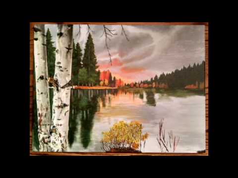 Birch Trees - Original Acrylic Painting by Dan Soderlund