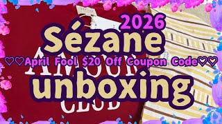 【セザンヌ♡エイプリル・フール2026】♡サプライズコードセール♡ポチッて大正解♡Sold Out 前にゲット❤️真紅❤️#セザンヌ#sezane#開封動画#amourclub#sweatshirt