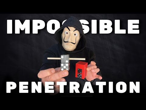 Impossible Penetration Dice 🪄🎲 HOW TO MAKE THE GIMMICK #magic #tricks #magictricks #foryou