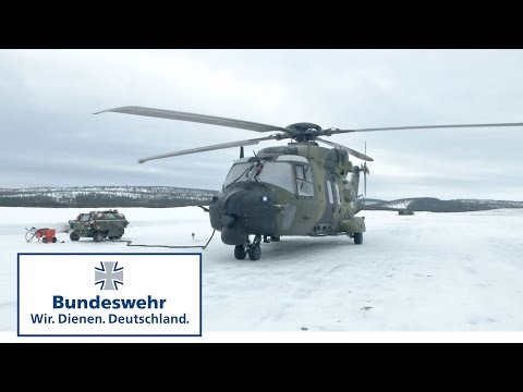 Bundeswehr-Hubschrauber am Limit – Fliegen am Polarkreis