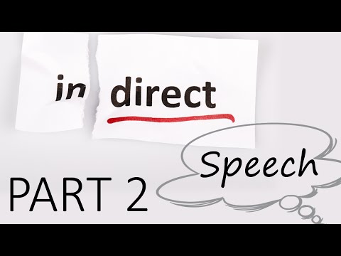 間接演講（問題）--英語課程｜第二部分 (Indirect Speech (Questions) - English Lesson | Part 2)