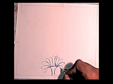 Flower Drawing.. Outline..