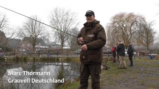 preview picture of video 'Mit der Teknos Tremarella Serie am Forellenteich'