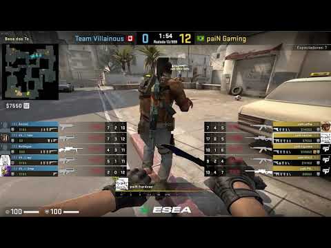 Pov hardzao (20/8) CS GO DEMO - DUST2 - 16 PAIN VS 0 VILLAINOUS (ESEA Advanced 25/03/2021)