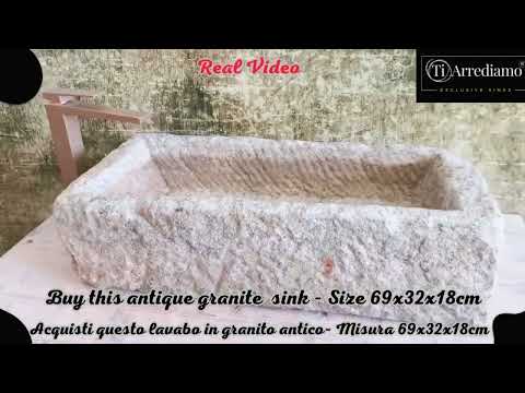 %lavabo da appoggio da bagno o cucina in marmo pietra o granito%