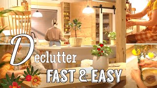 HOW TO STREAMLINE YOUR HOME IN AN HOUR | DECLUTTER FAST YOUR HOME| Scandish Home minimalism