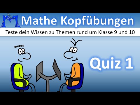 Mathe Kopfübung - Quiz 01 - Teste dein Wissen
