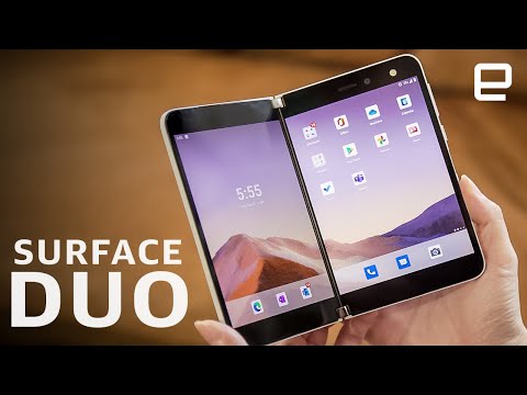 External Review Video uZ2Az3EYrlc for Microsoft Surface Duo Foldable Tablet