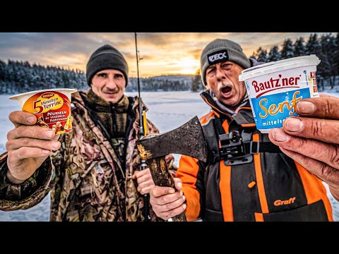 ICE FISHING: Bautz'ner Mustard vs. Maggi – which catches better?
