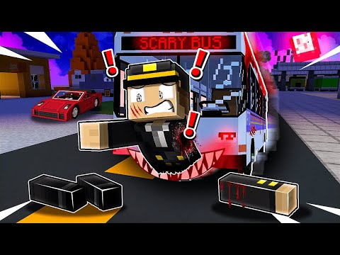 SCARY BUS EAT ME ON MINECRAFT with @Talcado!