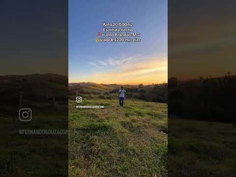 🌿 BUENO BRANDÃO/MG📐 20.000 m² | 💰 R$ 220 MIL | 📄 ESCRITURA🏔️ Vista para as montanhas + riacho!