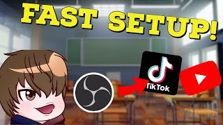 Best Way to Make TikToks and YouTube Shorts as a VTuber – Setting Up OBS for TikTok thumbnail