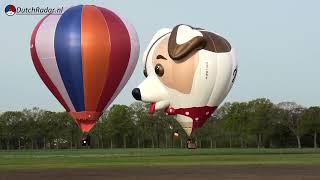 Hot Air Balloons | King's Day Morning | Barneveld, Netherlands
