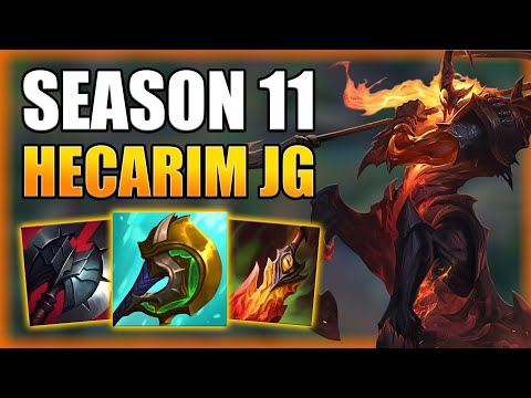 HOW TO 1v9 CARRY WITH HECARIM! Season 11 Hecarim Jungle Commentary Guide - League of Legends