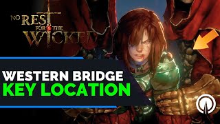 Where to find the Western Bridge Key in No Rest for the Wicked