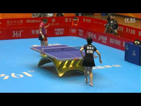 2013 China Super League (women) semi-final 1st Game Match 2: Li Xiaoxia vs Li Xiaodan