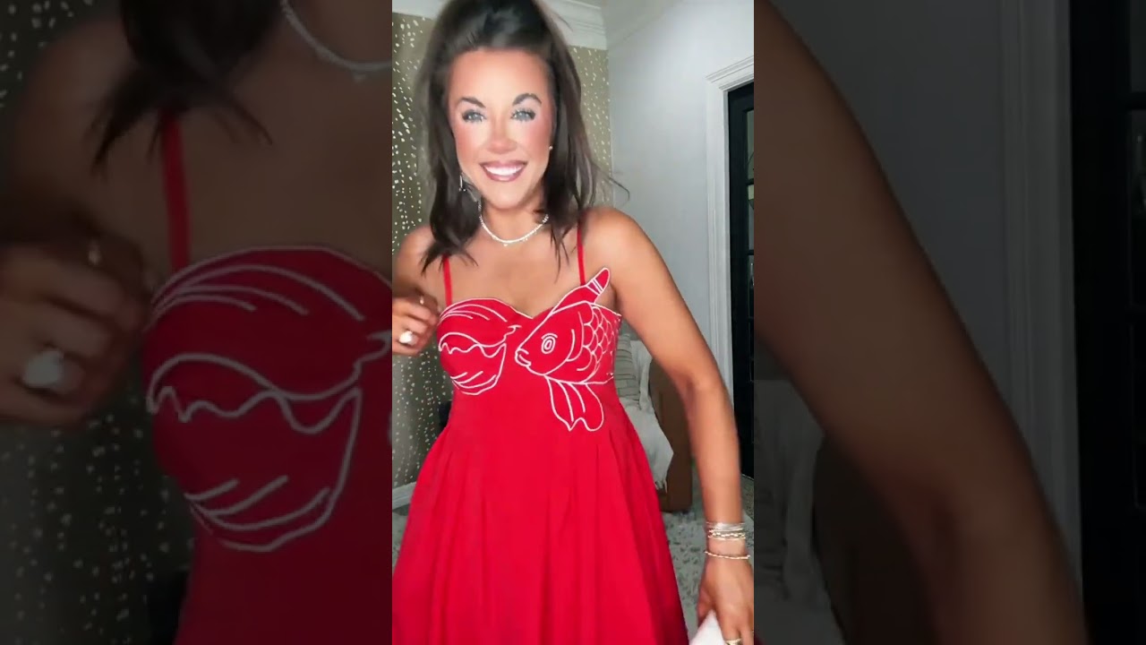 found the most STUNNING farm rio inspired maxi dress😍❤️ the quality is top tier!! it’s a thick