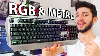 RGB ve METAL Gövdeli Uygun Fiyatlı Oyuncu Klavye