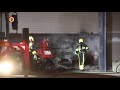 Bij transportbedrijf Van de Camp aan het Randmeer in Oss is woensdagnacht brand uitgebroken. De b...