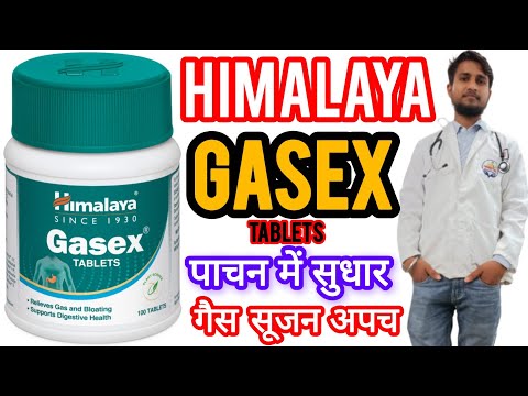 Gasex Tablets Himalaya Relieves Gas and Bloating Supports Digestive Health Information in Hindi