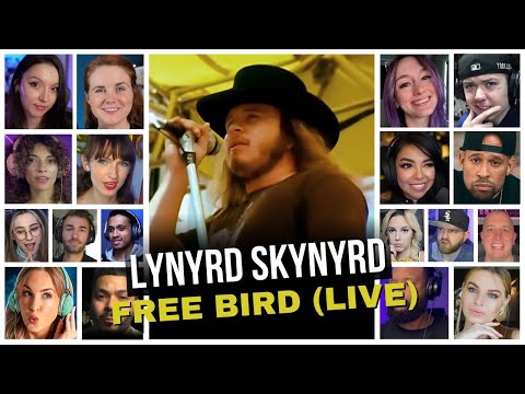 Lynyrd Skynyrd - Freebird - Oakland Coliseum - Reaction Compilation