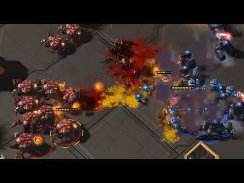 StarCraft II Custom Melee Showcase - Xayid v Genetron