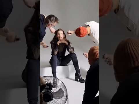 QuickClipsHQ - Barbara Palvin Sweet BTS For Elle Hungary