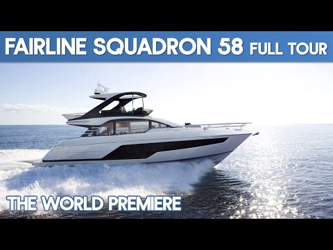 The Brand New Fairline Squadron 58 World Premiere | Full Walkthrough | The Marine Channel