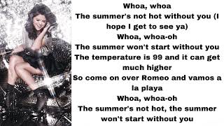 Selena Gomez &amp; The Scene - Summer’s not hot (lyrics)