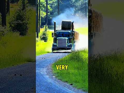 Peterbilt truck is going down the trail‼️#shorts #shortvideos