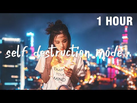 [1 HOUR] The Chainsmokers - Self Destruction Mode (Lyrics) feat. bludnymph