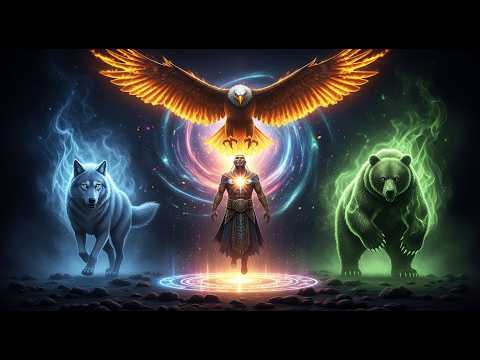 ACTIVATE ALL GUARDIANS 🦅🐺 963Hz God Frequency • Shamanic Portal v3.0 (Episode 4)
