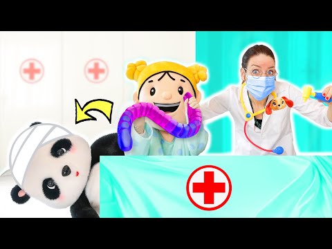 De Knuffel Dokter Maakt Alle Zieke Knuffels Weer Beter! *PANDA BEVALT VAN TWEELING!! ♥DeZoeteZusjes♥