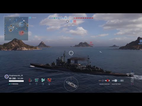 Quick Match in HMS Renown | 98k Damage | World Of Warships: Legends | PS5 |