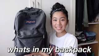 What's In My Backpack 2017!