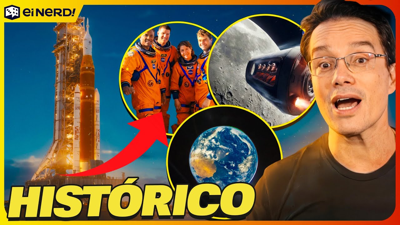 ARTEMIS II LANÇOU! A HUMANIDADE VOLTOU PRA LUA