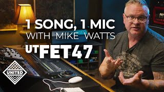 Video thumbnail for One Song, One Mic: UT FET47 w/ Mike Watts (COVET, Dillinger Escape Plan, The Dear Hunter) by United Studio Technologies