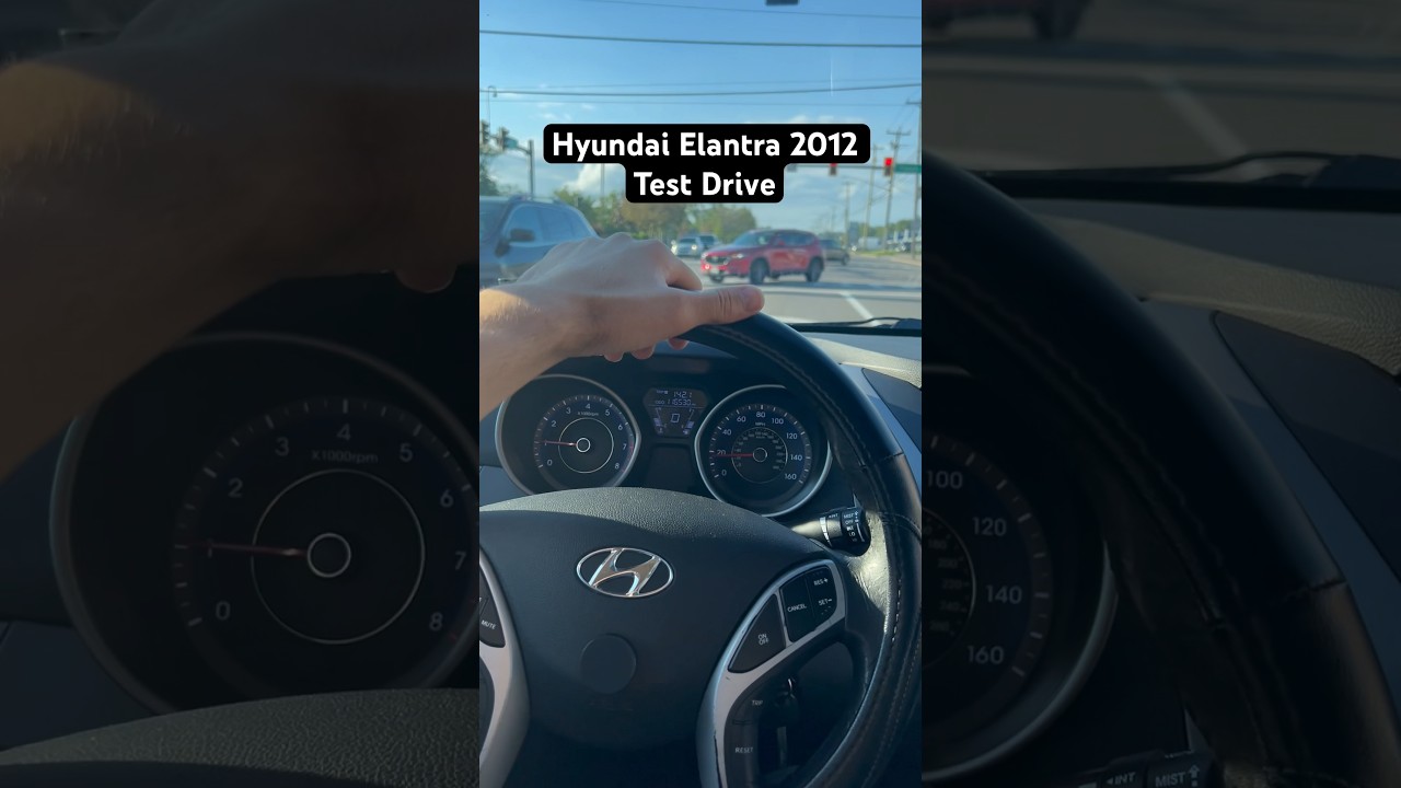 Hyundai Elantra 2012 test drive #hyundai #elantra & #sonata ...