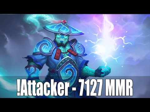 Dota 2 : !Attacker plays Storm Spirit ( 7127 MMR ) - Ranked Match