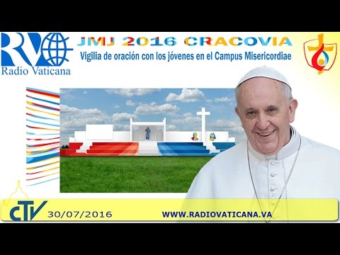 El papa Francisco en Polonia. Vigilia con los jóvenes de la JMJ