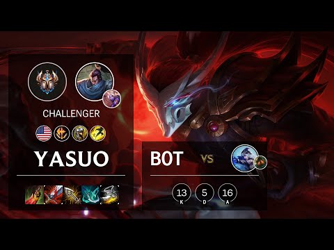Yasuo Bot vs Ashe - NA Challenger Patch 10.15