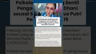Psikolog Lita Gading Sentil Kuasa Hukum Ahmad Dhani seusai Singgung Kasus Putri sang Musisi